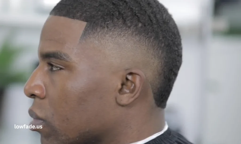 Low Taper Burst Fade Black Male