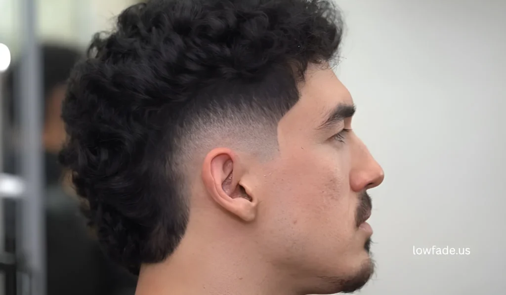 Low Taper Fade Haircut Curly Hair