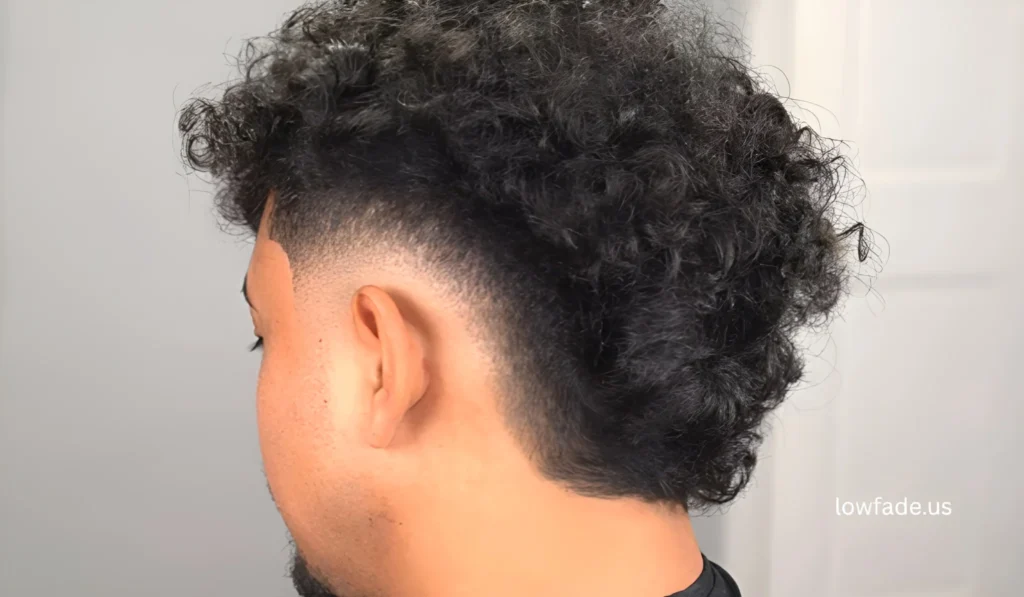 Low Taper Fade Haircut Fluffy Hair