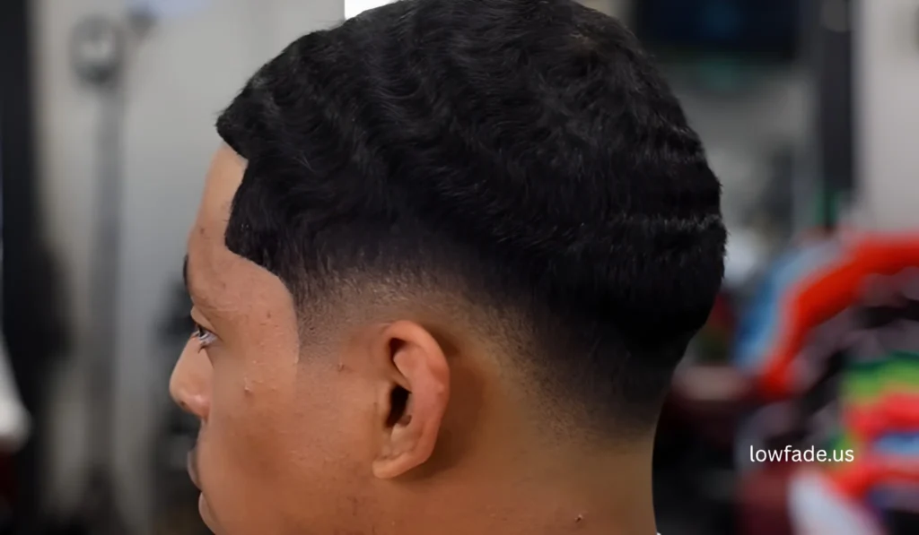 Low Taper Fade Waves Haircut