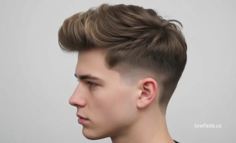 low taper fade blowout