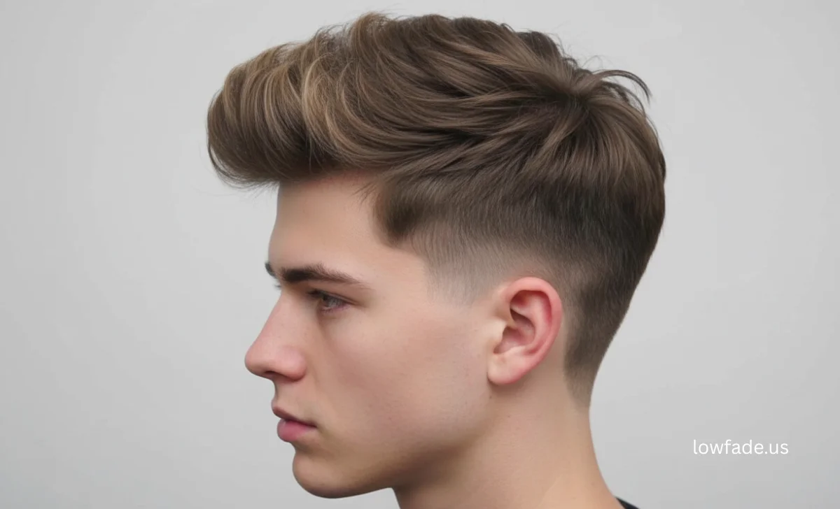 low taper fade blowout