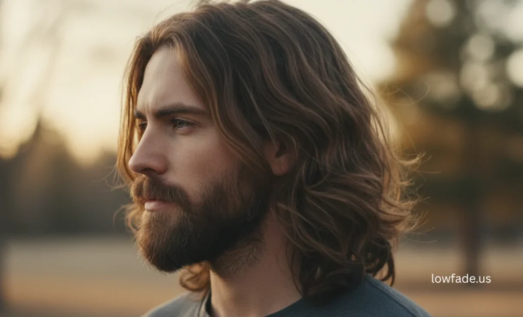 blowout low taper fade textured fringe