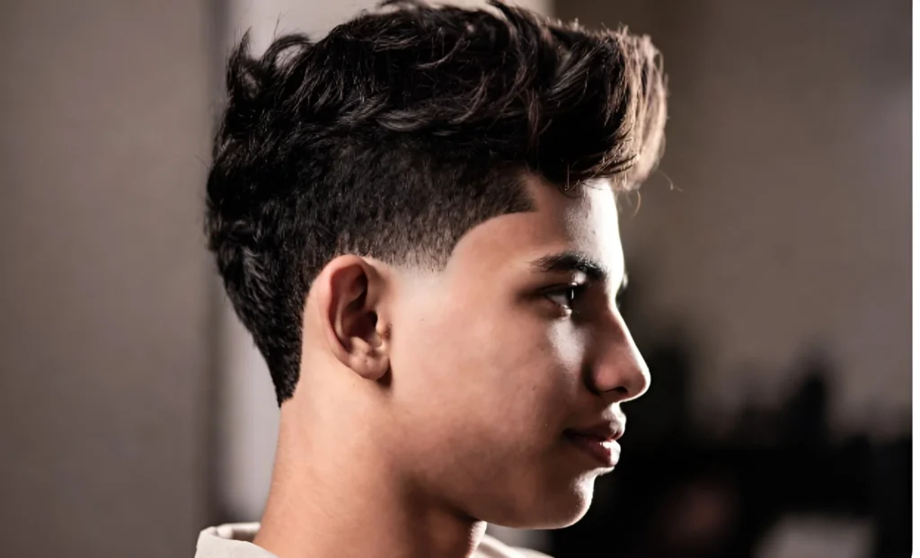 buzz cut fade low taper