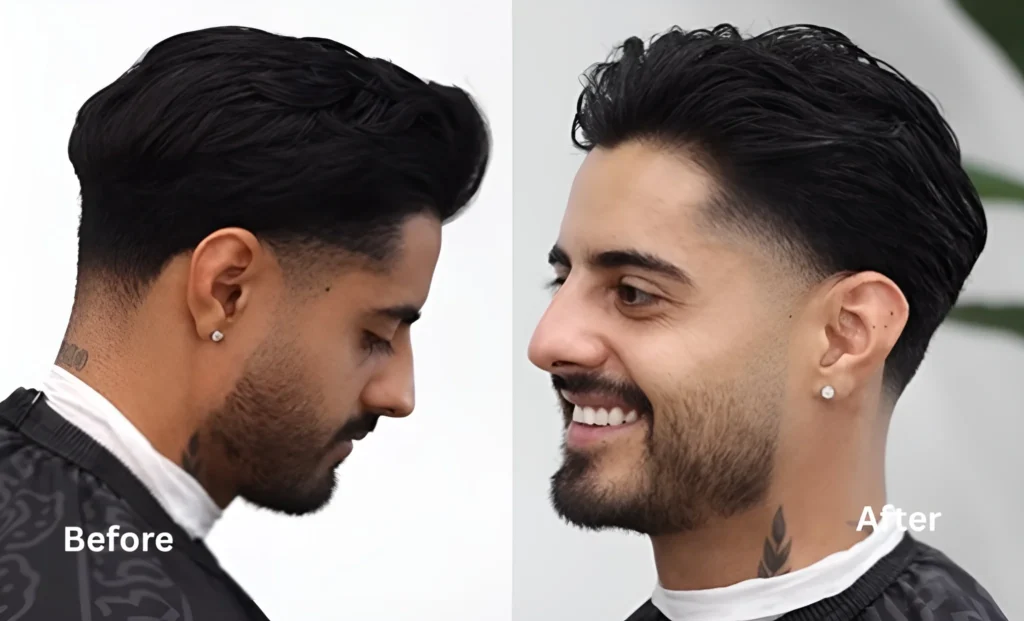 hairstyle low taper fade