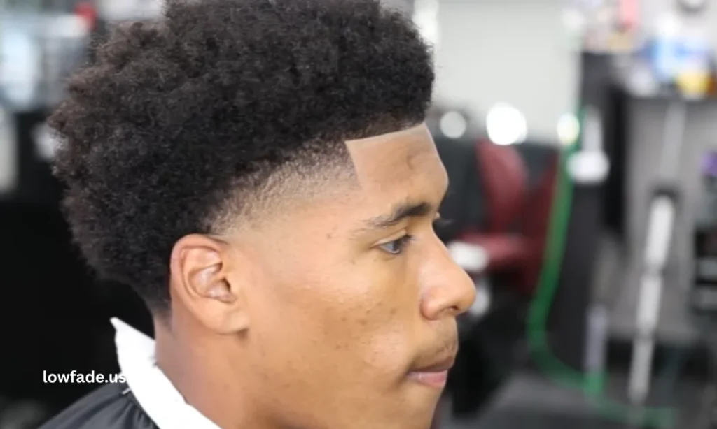 low taper fade black