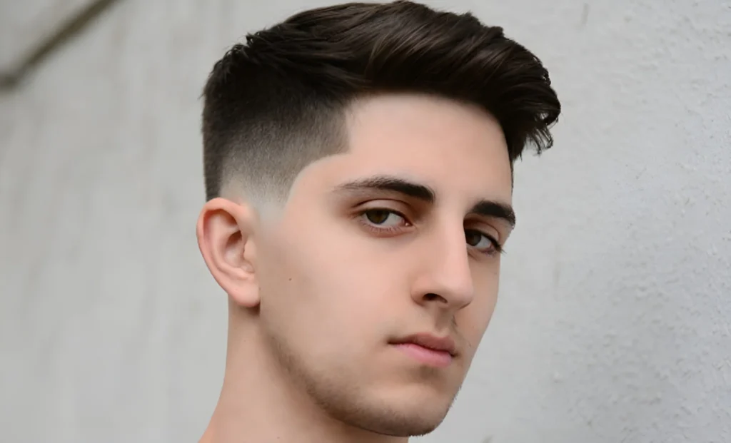 low taper fade boys short hair