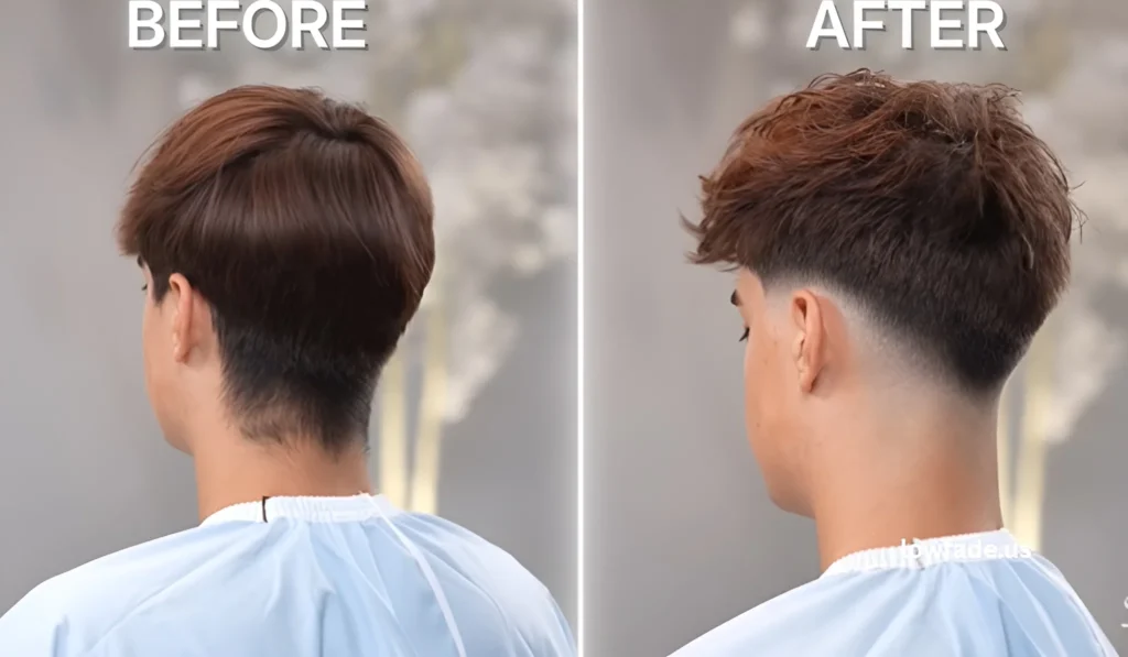 low taper fade for curly hair