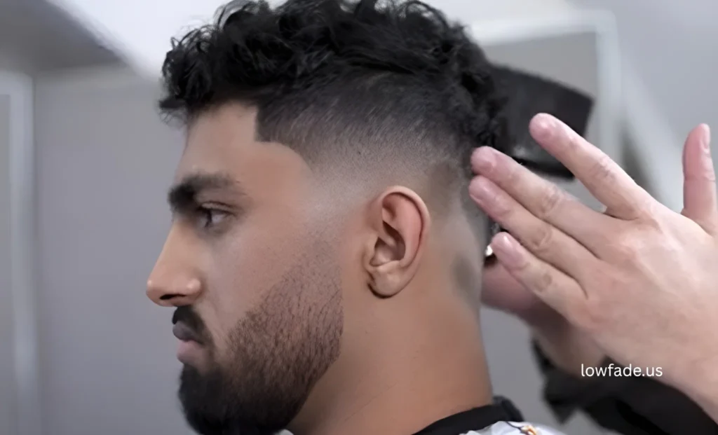 low taper fade for fluffy hair