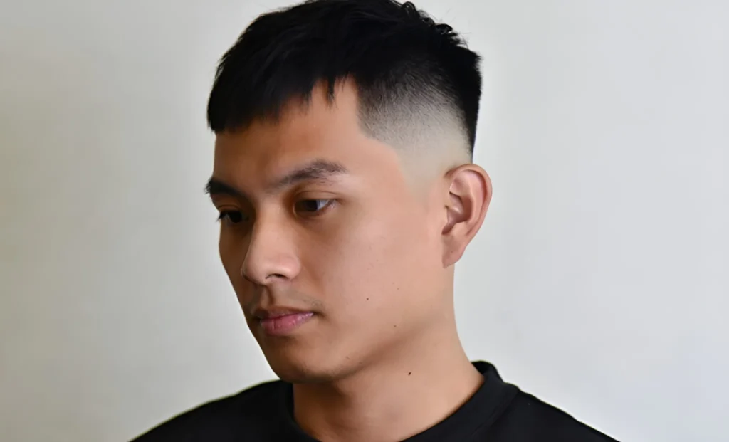 low taper fade for short hair