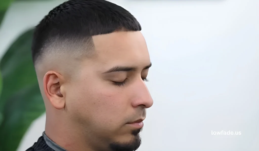low taper fade for straight hair