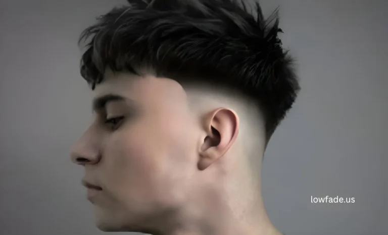 low taper fade fringe