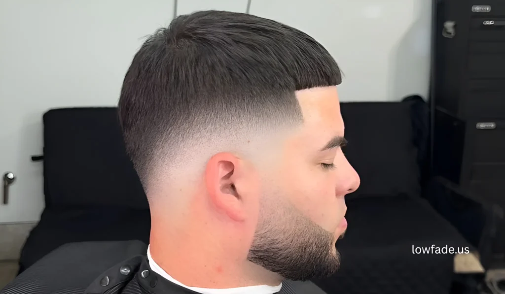 low taper fade haircut
