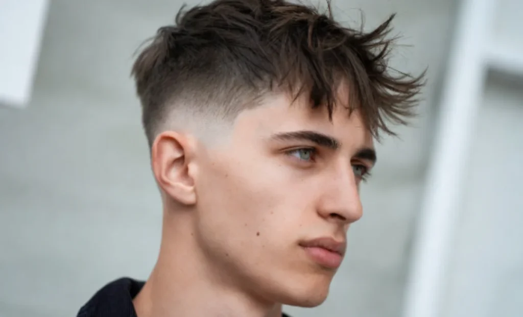 low taper fade haircut short hair