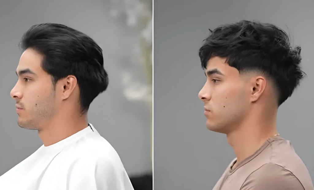 low taper fade hairstyle for men