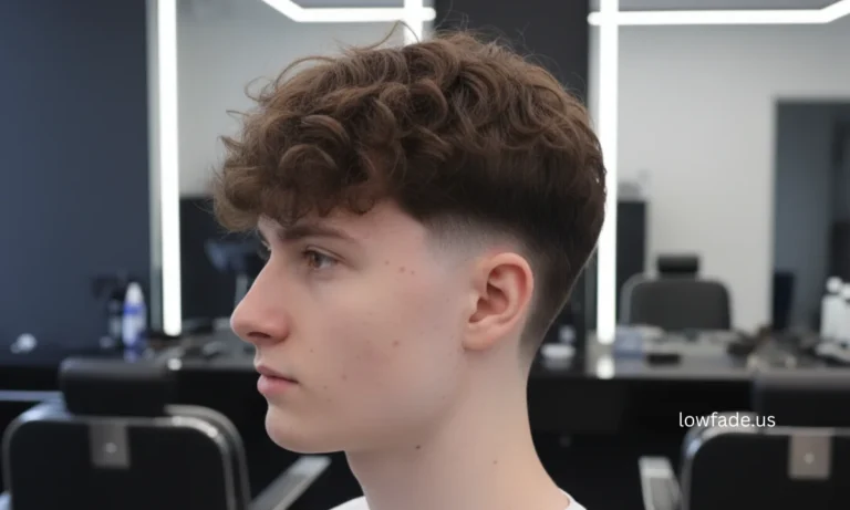 low taper fade long hair