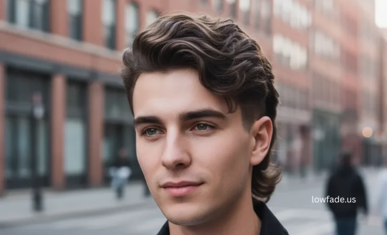 low taper fade mullet