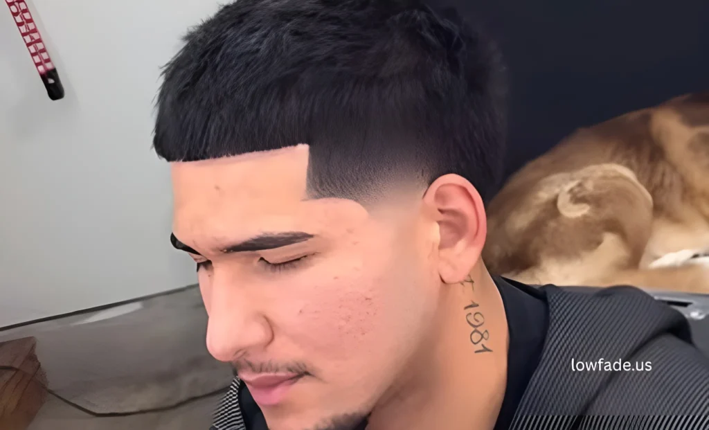 low taper fade mullet short hair