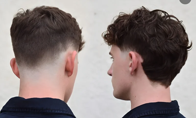 low taper fade wavy hair