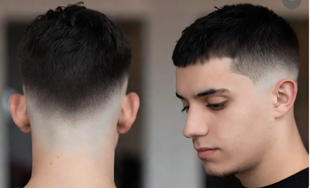 low taper fade wavy curly hair