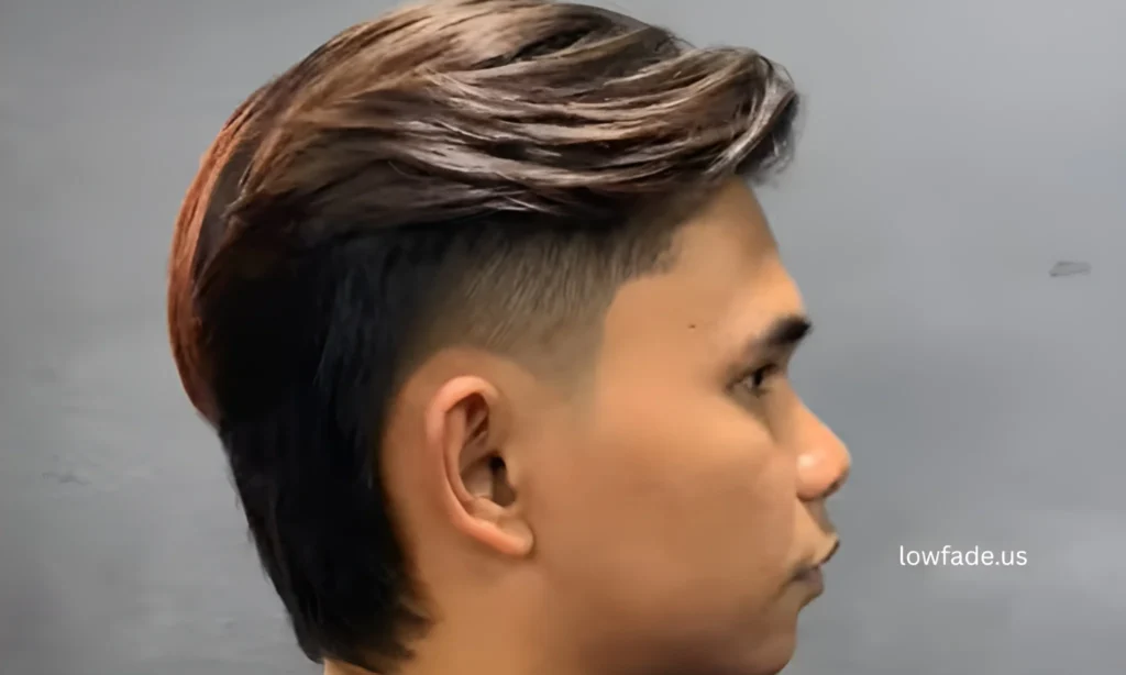low taper taper fade long hair
