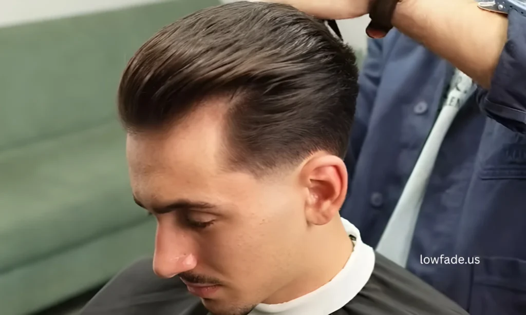 lower taper fade long hair