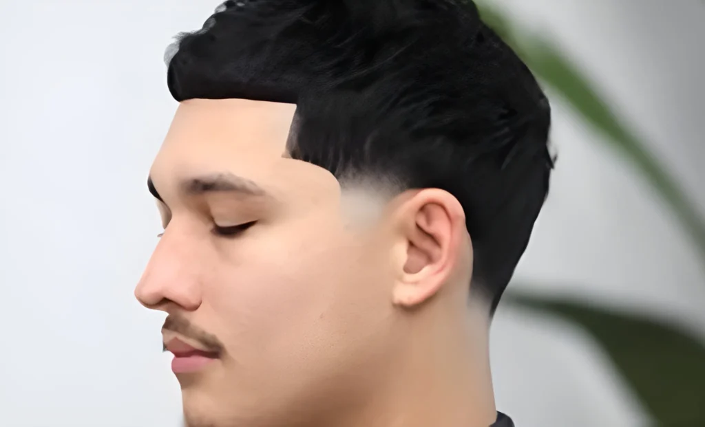 mens hairstyles low taper fade