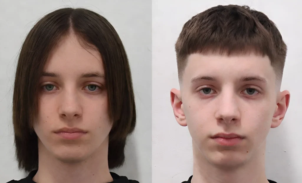 middle part with low taper fade