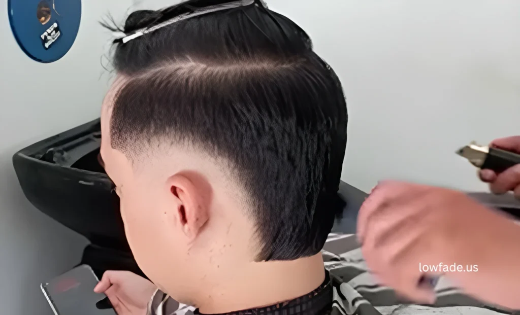 modern mullet low fade