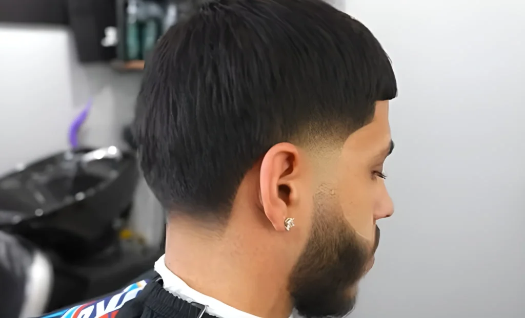 short hair low taper fade