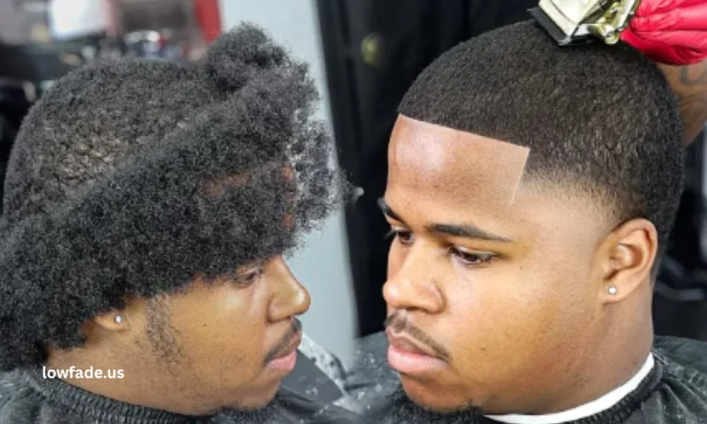 short low taper fade black male