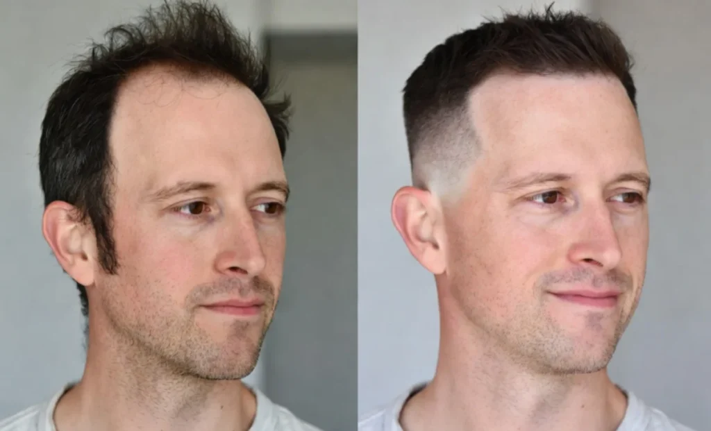 Crop Top Drop Fade Haircut