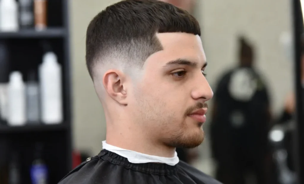 Drop Fade Haircut curly
