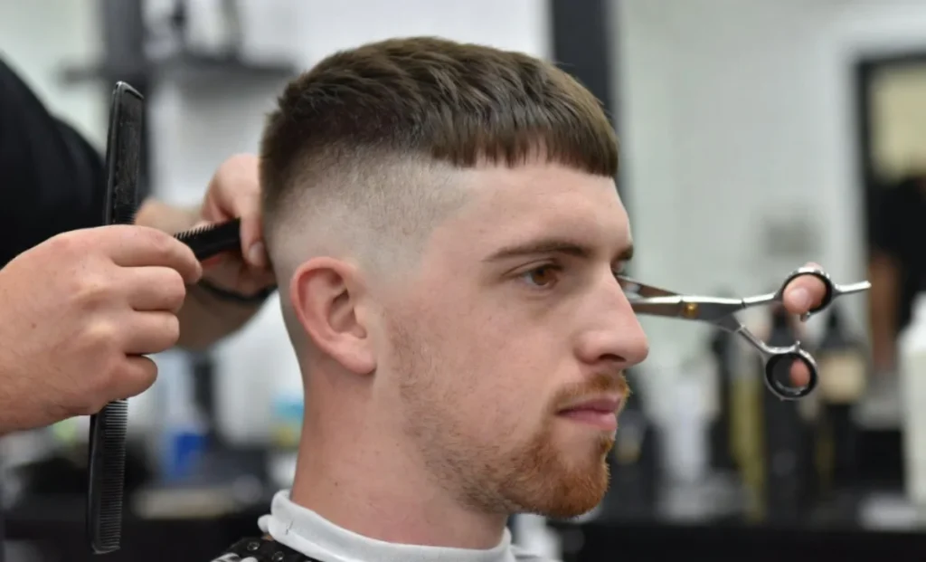 Drop Fade Haircut curly hair