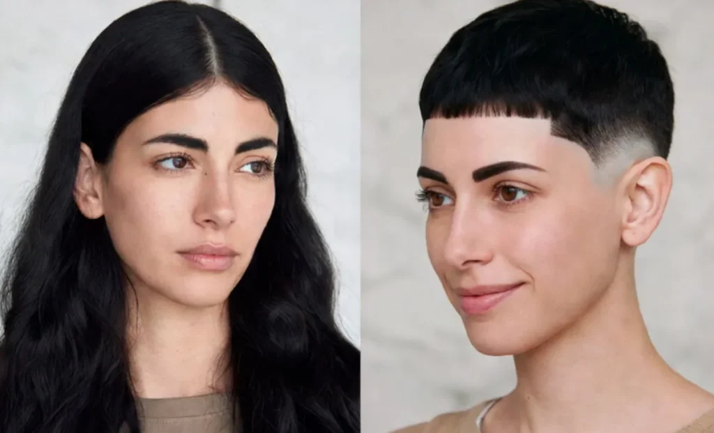 Drop Fade Haircut for Women