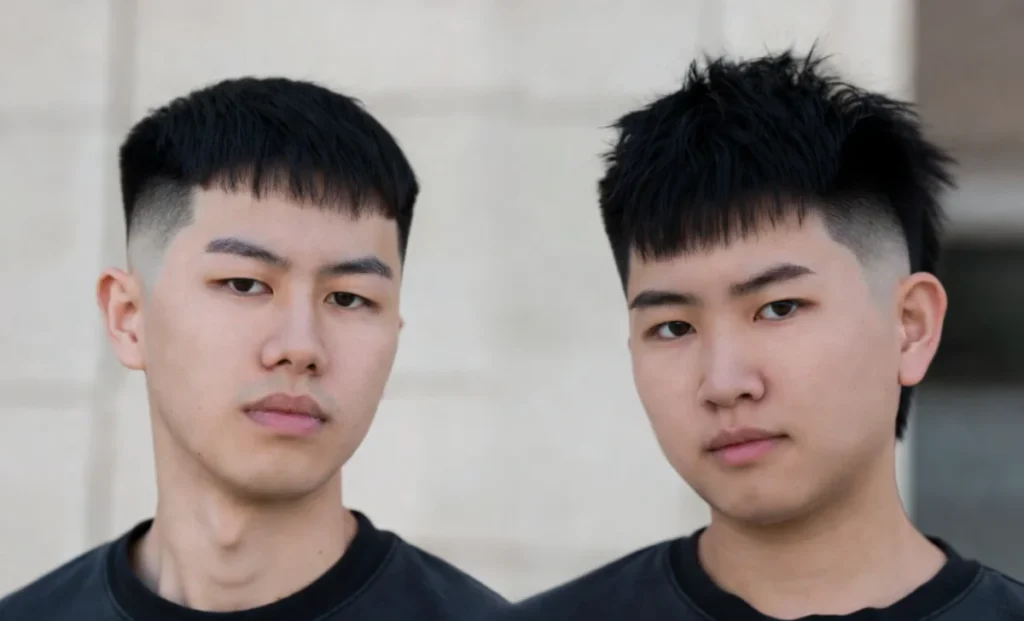 burst low taper fade