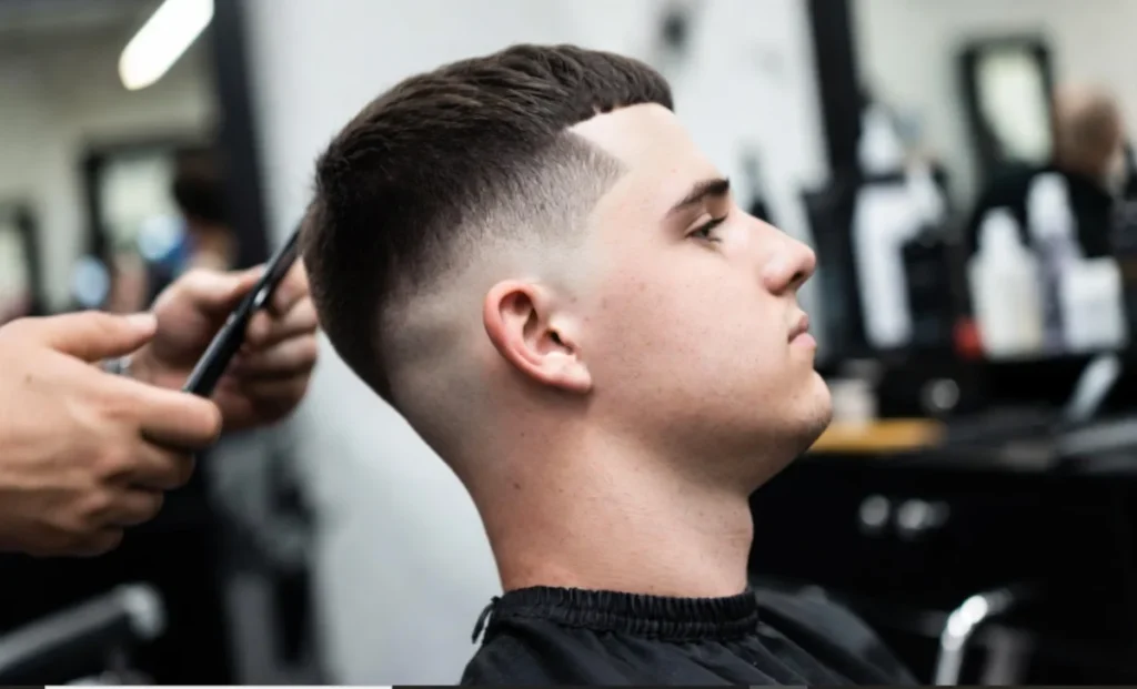 low burst fade mullet