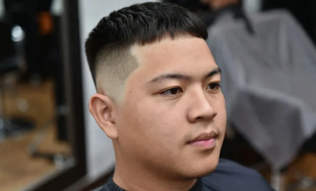 low burst fade with fringe