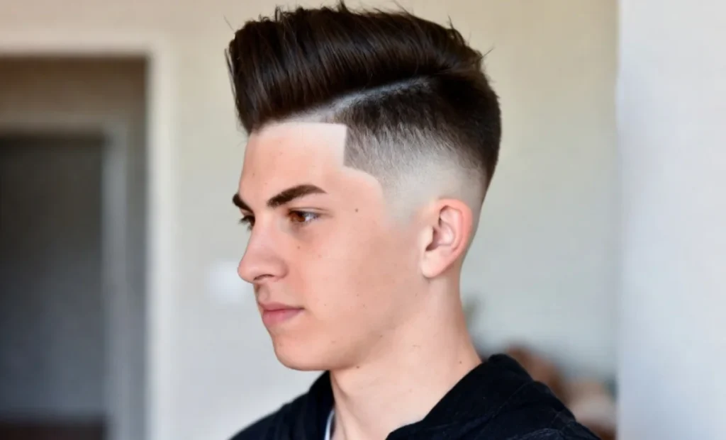 low drop fade buzz cut