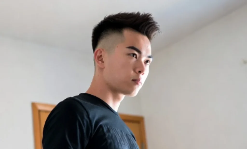 low drop fade fringe