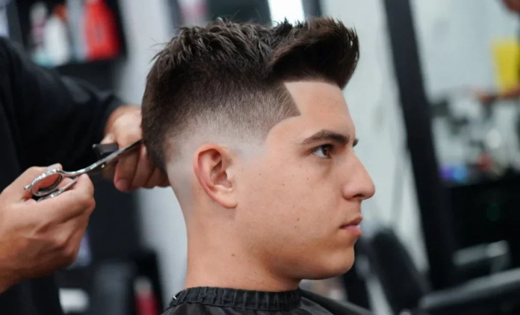 low taper burst fade