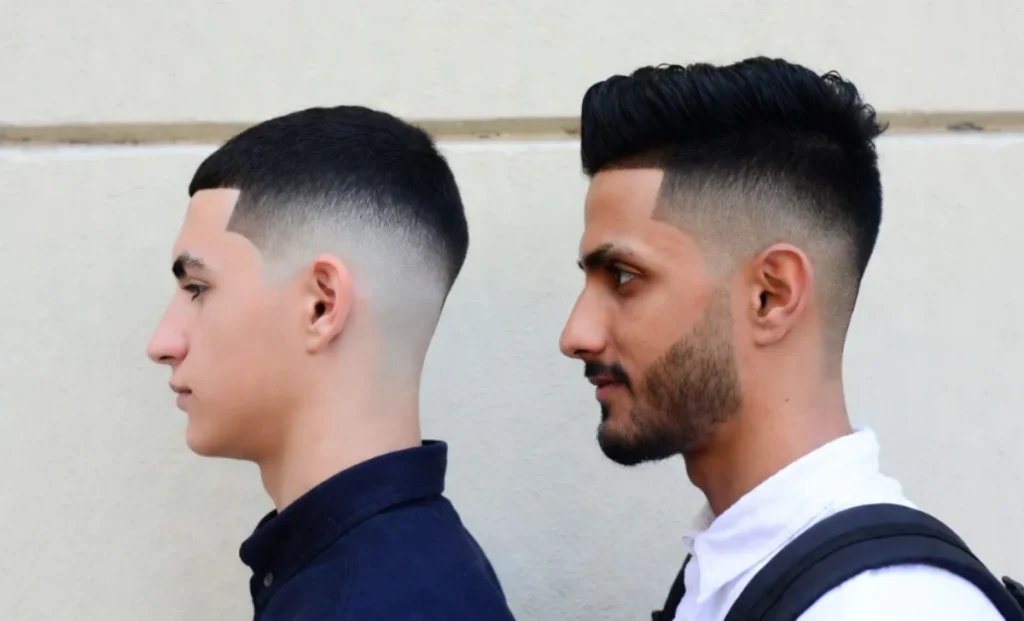 low taper fade vs burst fade